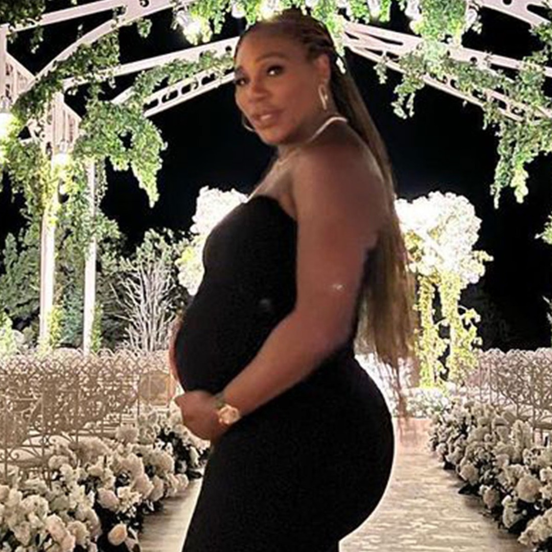 Pregnant Serena Williams Shares Hilariously Relatable Message About Her Growing Baby Bump – E! Online